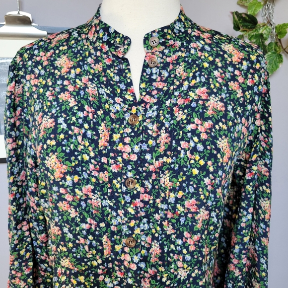 Sezane Sobral Mini Dress Garden Marine 38 or 6 - Picture 4 of 16